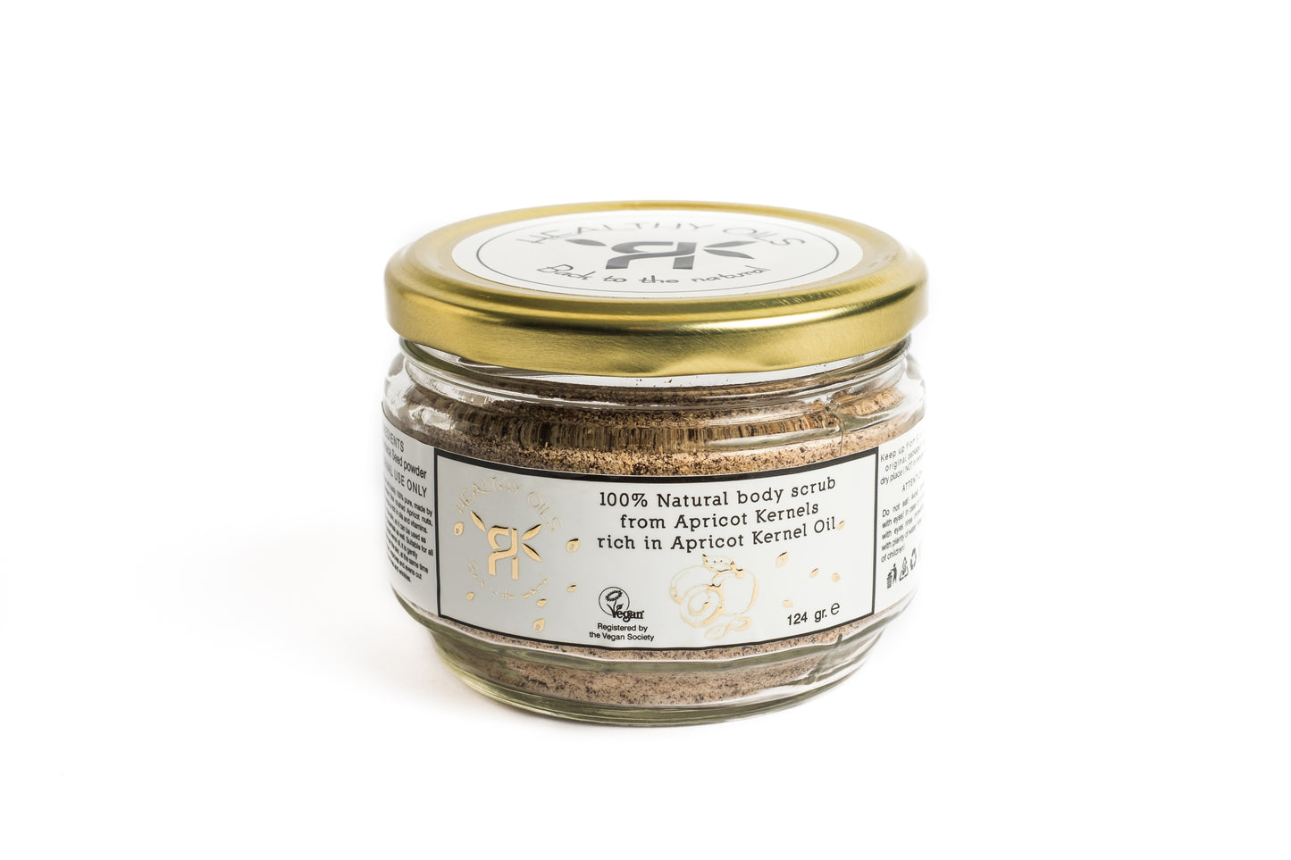 The most gentle scrub nut-based rich in Apricot kernel oil