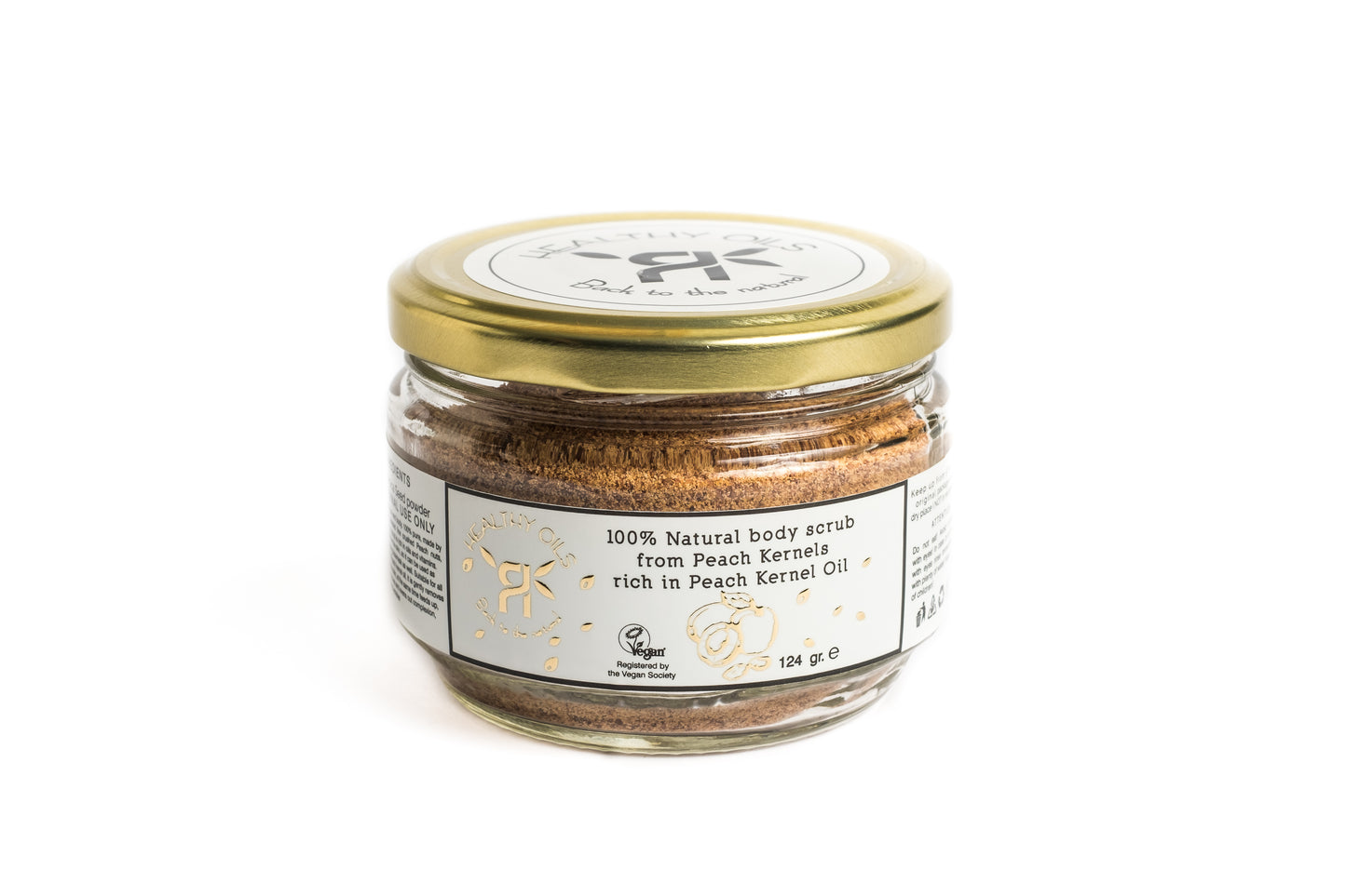 The most gentle scrub nut-based rich in Peach kernel oil