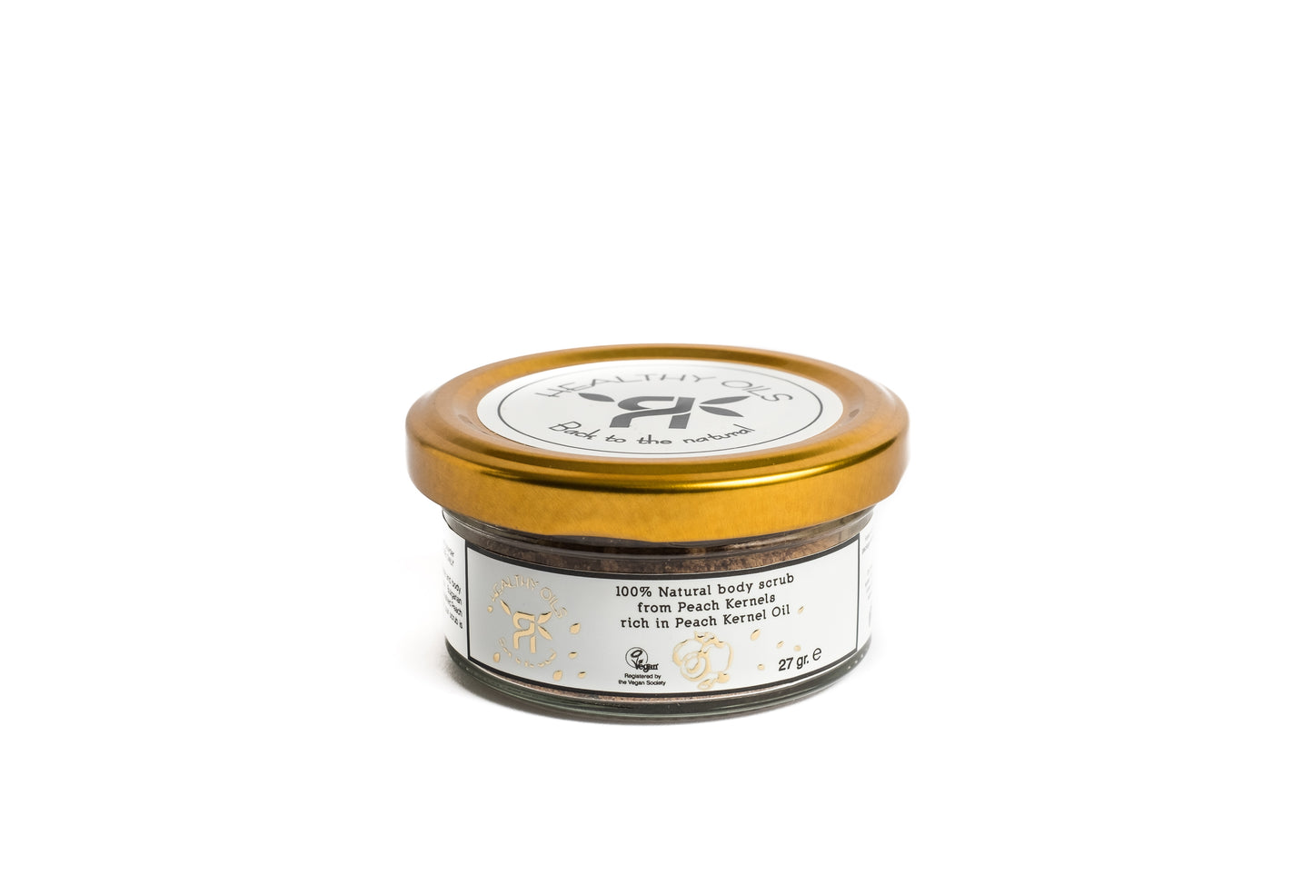 The most gentle scrub nut-based rich in Peach kernel oil
