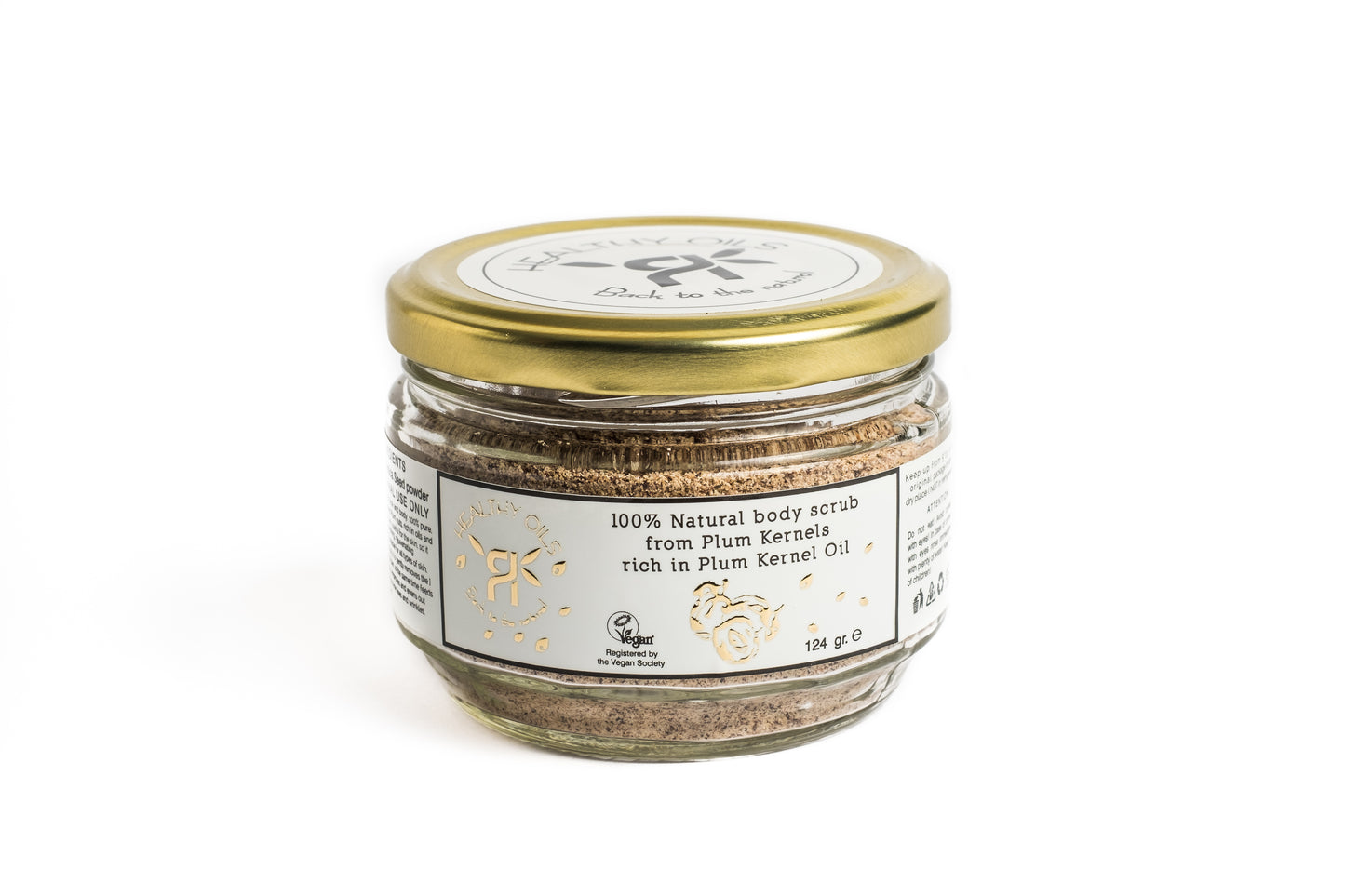 The most gentle scrub nut-based rich in Plum kernel oil